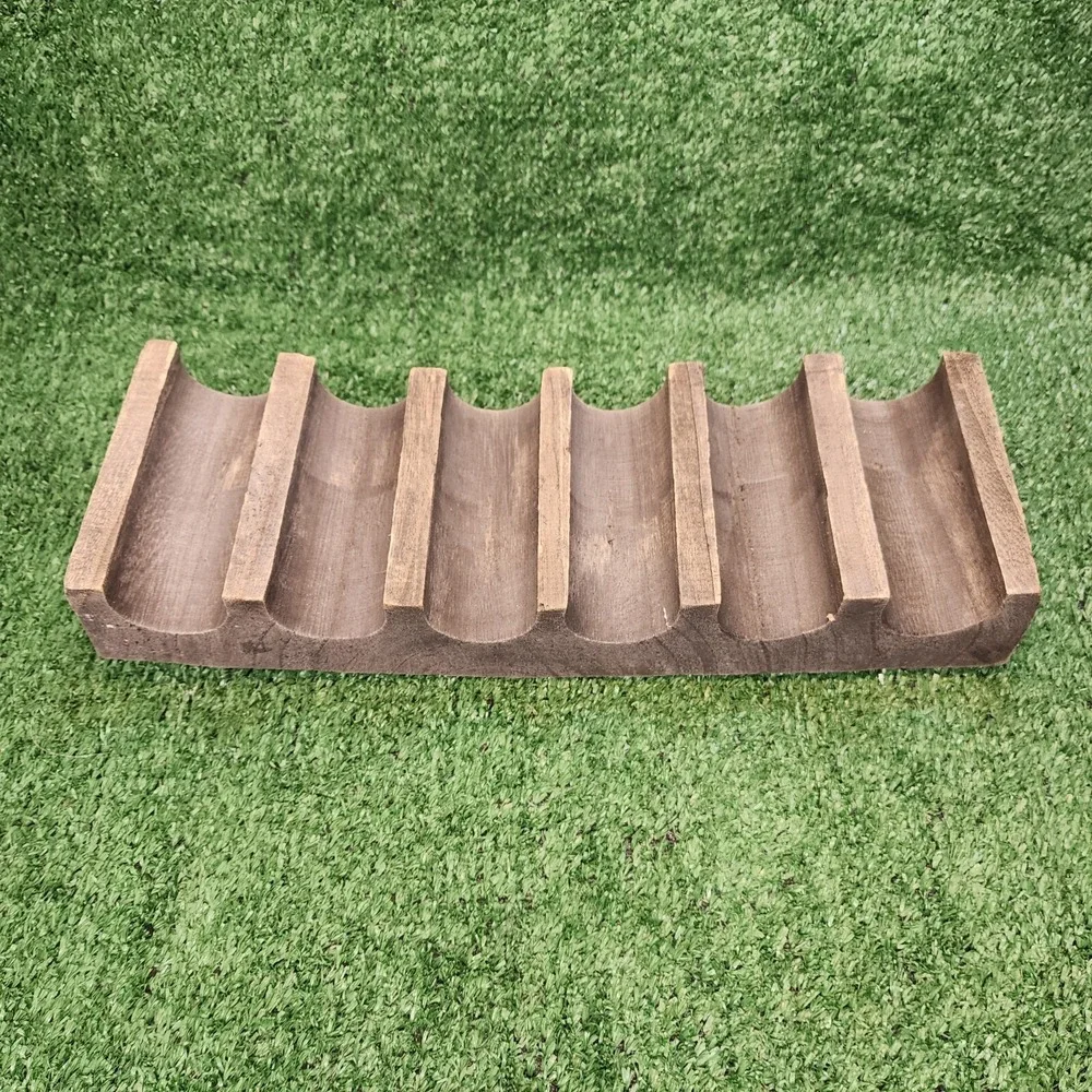 Wood Taco Rack Taco Holding Stand Serving Rack 15